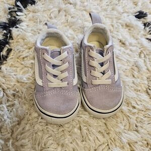 Vans, Lavender slip On Shoes, 4